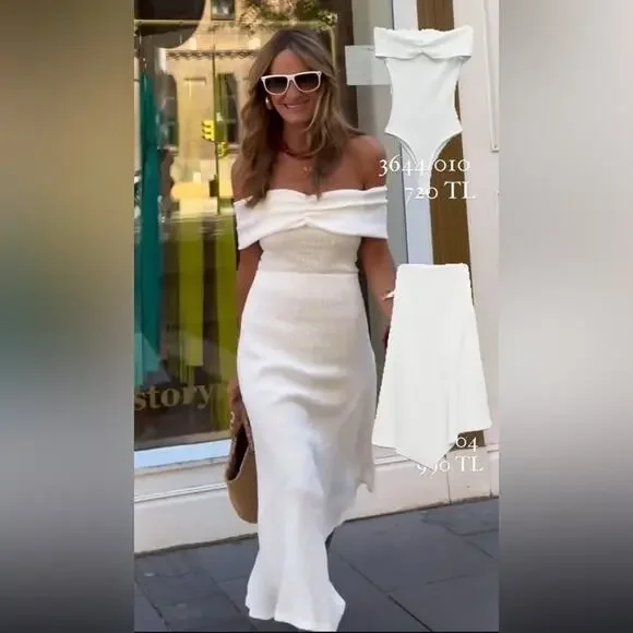 Zara ASYMMETRICAL SKIRT IN RIBBED FABRIC - Picture 15 of 15